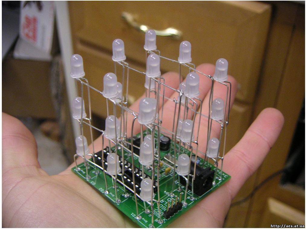 Led cube своими руками